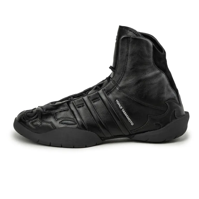 Adidas Y-3 Sneakers En Cuir|Sneakers Montantes*Regu 2002 Hi Black / Black / Black