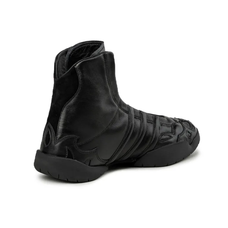 Adidas Y-3 Sneakers En Cuir|Sneakers Montantes*Regu 2002 Hi Black / Black / Black