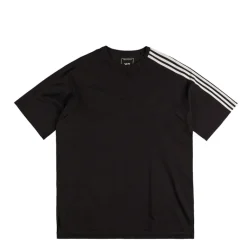 Adidas Y-3 T-Shirts*Y-3 3-Stripes Short Sleeve Tee Black