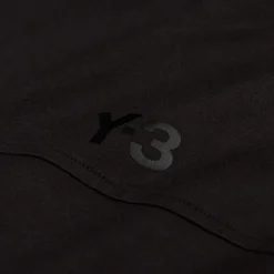 Adidas Y-3 T-Shirts*Y-3 3-Stripes Short Sleeve Tee Black