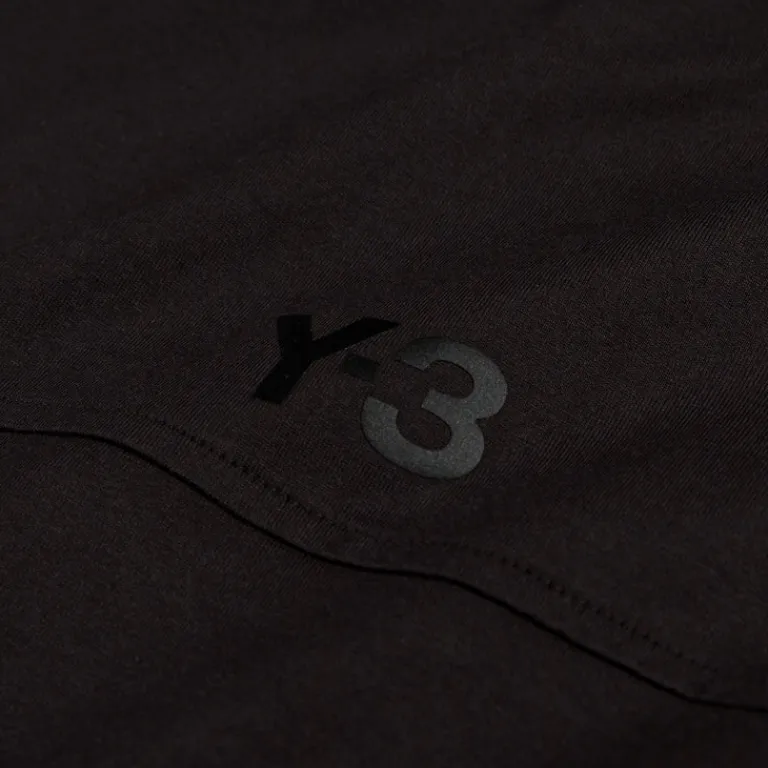 Adidas Y-3 T-Shirts*Y-3 3-Stripes Short Sleeve Tee Black