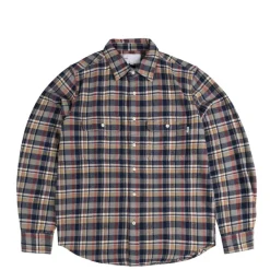 Adsum Chemises*Classic Plaid Workshirt Green Check