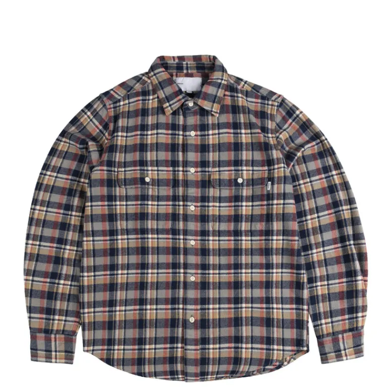 Adsum Chemises*Classic Plaid Workshirt Green Check
