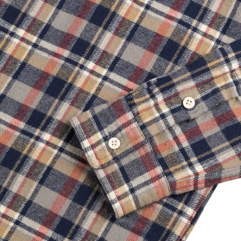 Adsum Chemises*Classic Plaid Workshirt Green Check
