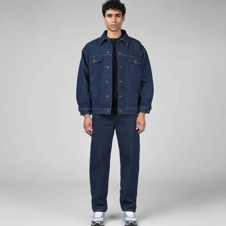A.P.C. Gilets*Blouson Elvis Indigo Delave