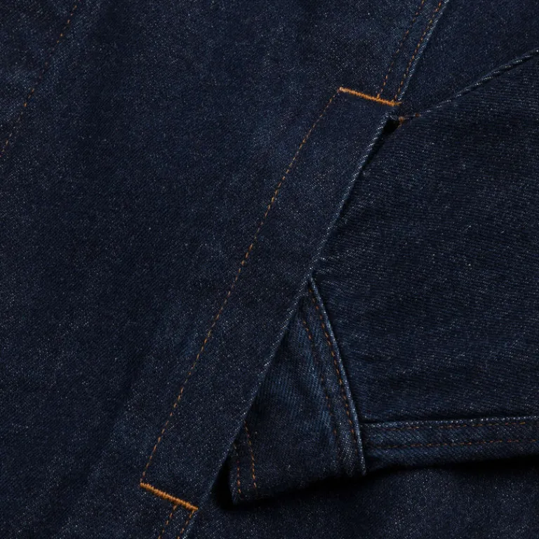 A.P.C. Gilets*Blouson Elvis Indigo Delave