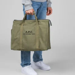 A.P.C. Alle Anzeigen|Sacs*Gym Bag Recuperation Kaki