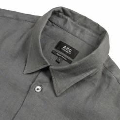A.P.C. Chemises*Hemd Cassel Logo Pale Green