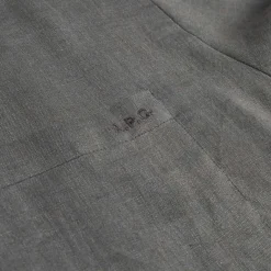 A.P.C. Chemises*Hemd Cassel Logo Pale Green