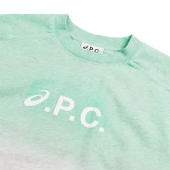 A.P.C. Pullover*x Asics Sweat Lake Dip Dye Multicolore