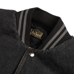 Aries Gilets*Varsity Denim Jacket Multi