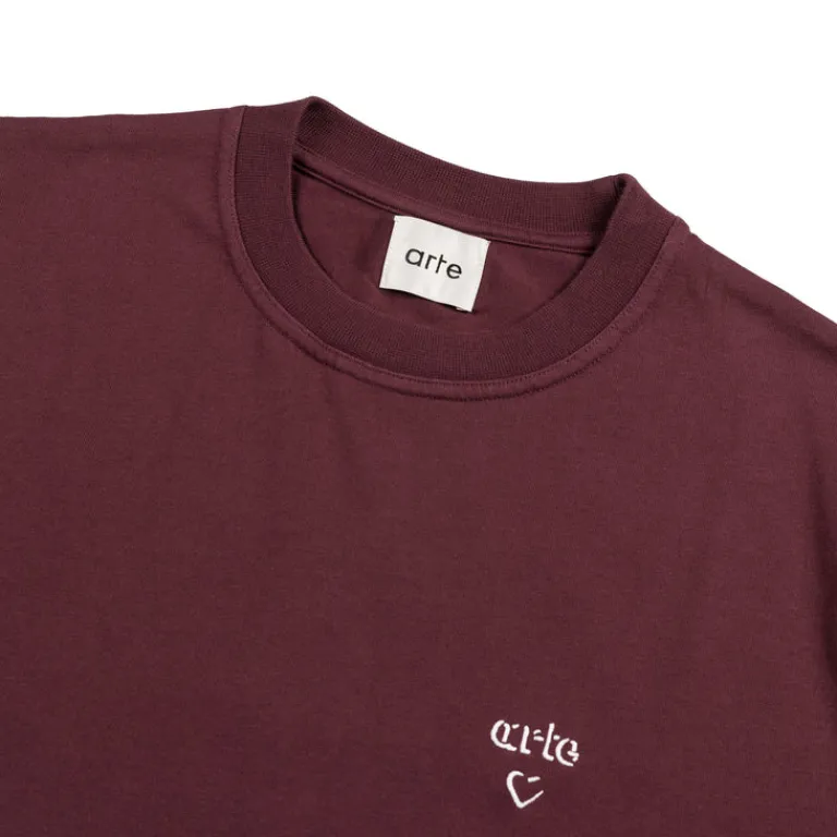 Arte Antwerp T-Shirts*Arte Heart T-Shirt Bordeaux