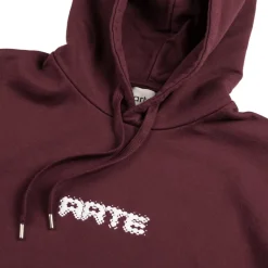 Arte Antwerp Sweats À Capuche*Arte Pixel Hoodie Bordeaux