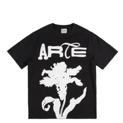 Arte Antwerp T-Shirts*Big Flower T-Shirt Black