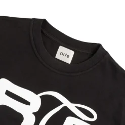 Arte Antwerp T-Shirts*Big Flower T-Shirt Black