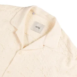 Arte Antwerp Chemises*Crochet Shirt Cream