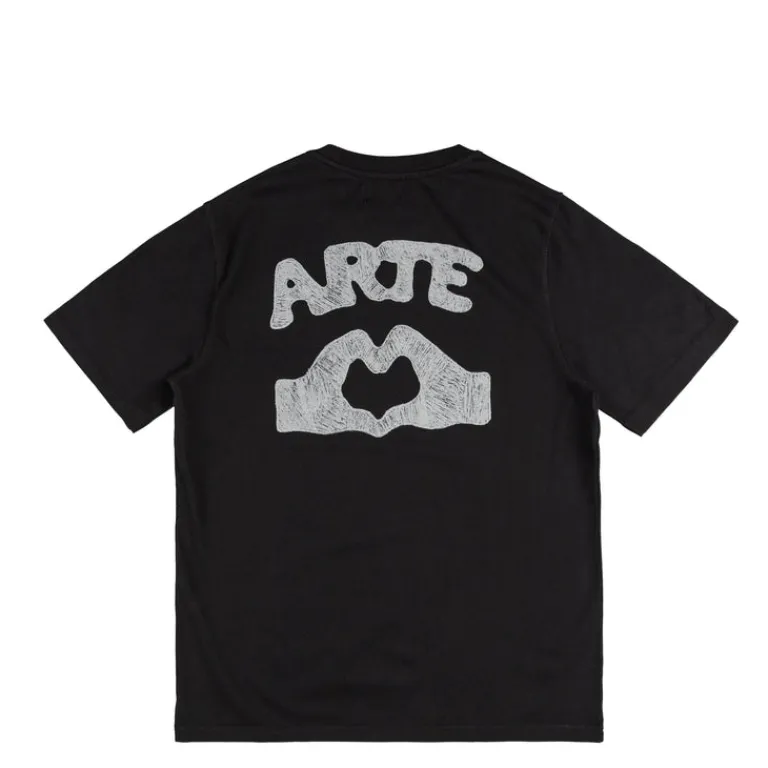 Arte Antwerp T-Shirts*Diels Stitch T-Shirt Black