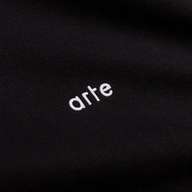 Arte Antwerp Sweats À Capuche*Energy Print Hoodie Black