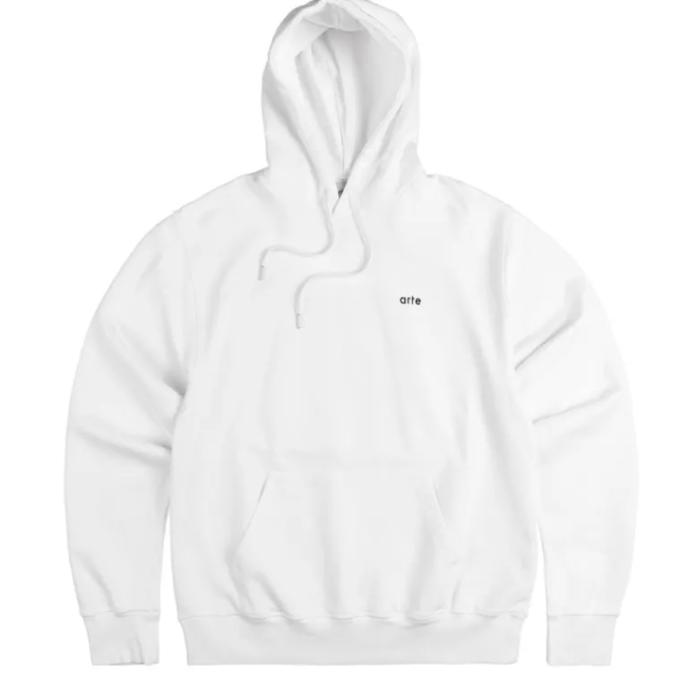 Arte Antwerp Sweats À Capuche*Energy Print Hoodie White