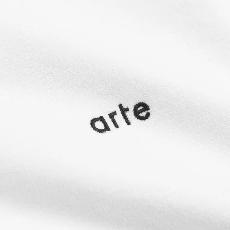 Arte Antwerp Sweats À Capuche*Energy Print Hoodie White