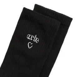 Arte Antwerp Chaussettes*Heart Logo Socks Black