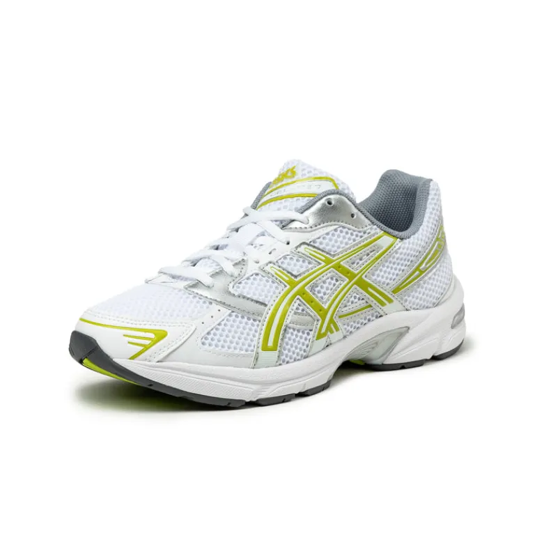Asics Sneakers Blancs|Chaussures De Running Retro*GEL-1130 White / Apple Green