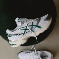 Asics Sneakers Blancs|Chaussures De Running Retro*GEL-1130 White / Rainy Lake