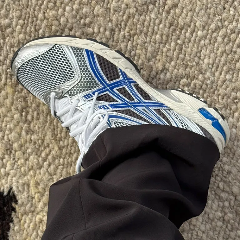 Asics Chaussures De Running Retro*GEL-DS Trainer 14 White / Asics Blue