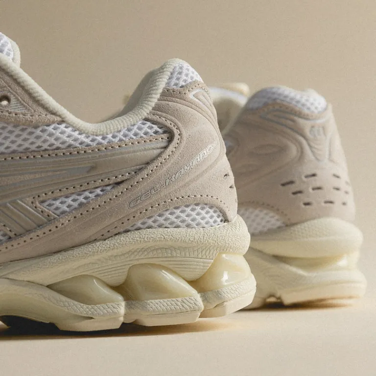 Asics Sneakers En Cuir|Chaussures De Running Retro*GEL-Kayano 14 White / Smoke Grey