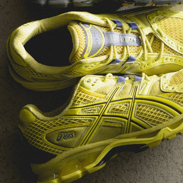 Asics Sneakers Végétaliens|Chaussures De Running Retro*GEL-Nimbus 10.1 Kelp / Lemon Spark
