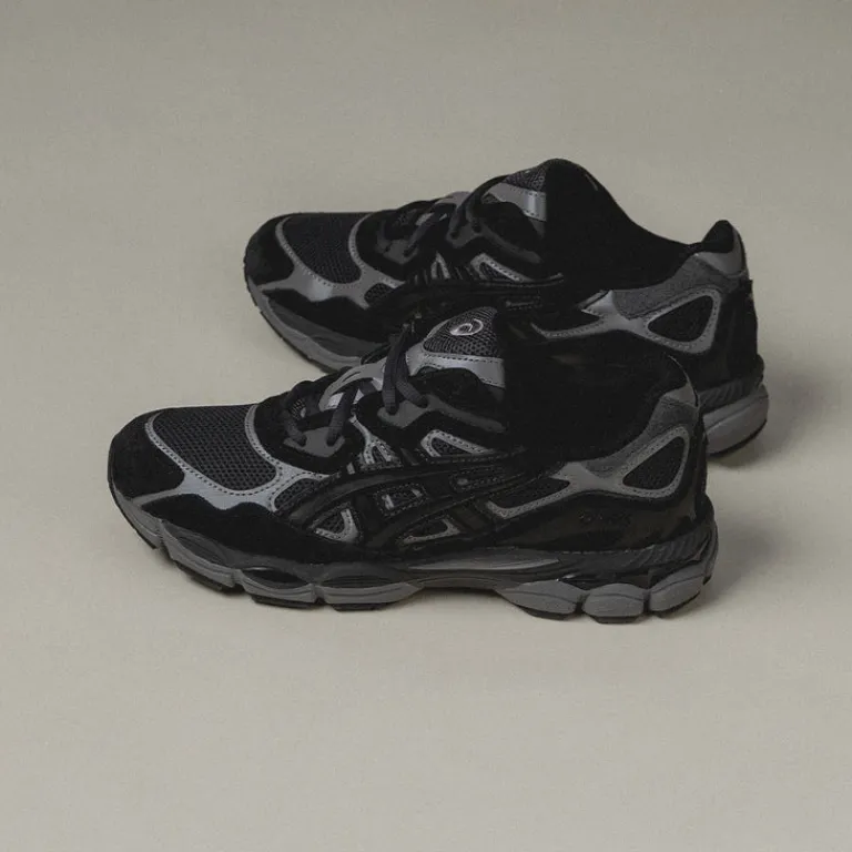 Asics Sneakers En Cuir*GEL-NYC Graphite Grey / Black