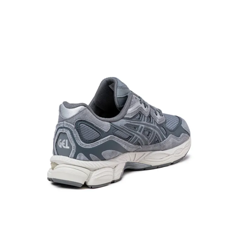 Asics Sneakers En Cuir|Chaussures De Running Retro*GEL-NYC Steel Grey / Carrier Grey