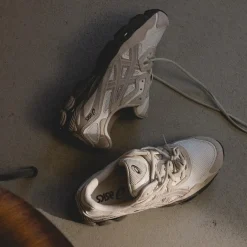Asics Sneakers En Cuir|Chaussures De Running Retro*GEL-NYC Cream / Putty