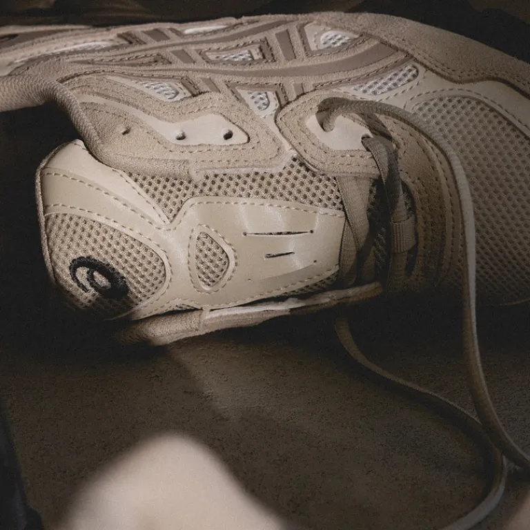 Asics Sneakers En Cuir|Chaussures De Running Retro*GEL-NYC Cream / Putty