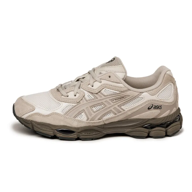 Asics Sneakers En Cuir|Chaussures De Running Retro*GEL-NYC Cream / Putty