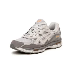 Asics Sneakers En Cuir|Chaussures De Running Retro*GEL-NYC Cloud Grey / Cement Grey