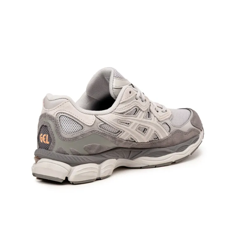 Asics Sneakers En Cuir|Chaussures De Running Retro*GEL-NYC Cloud Grey / Cement Grey