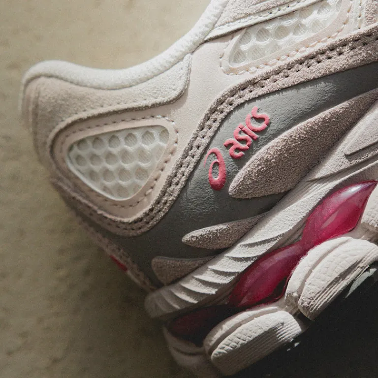 Asics Sneakers En Cuir|Chaussures De Running Retro*GEL-NYC Cream / Moonrock