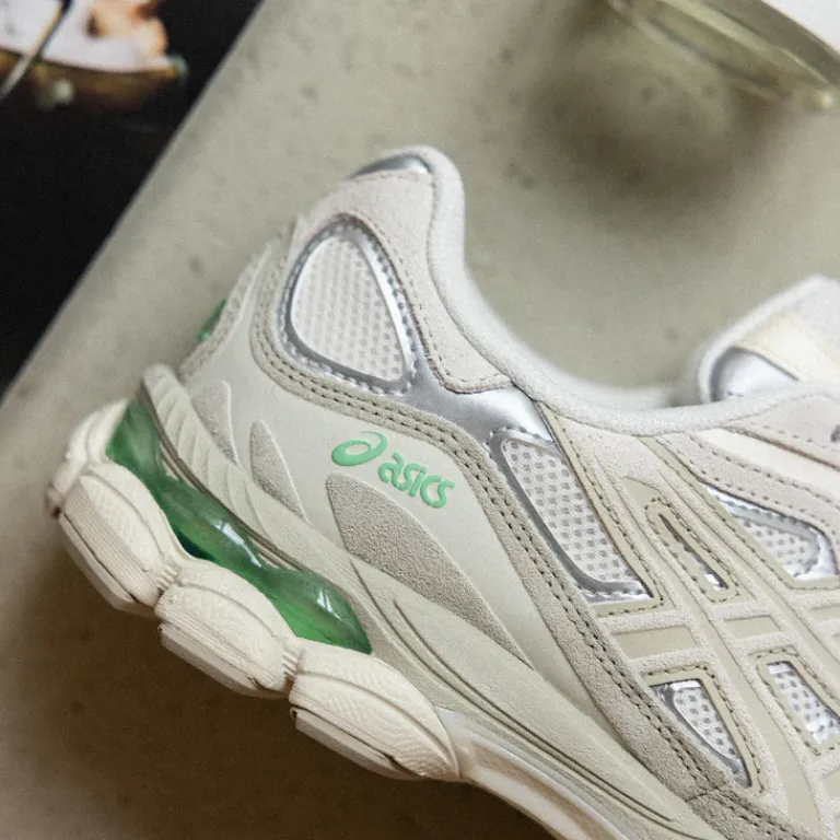 Asics Sneakers En Cuir|Chaussures De Running Retro*GEL-NYC Cream / Fossil