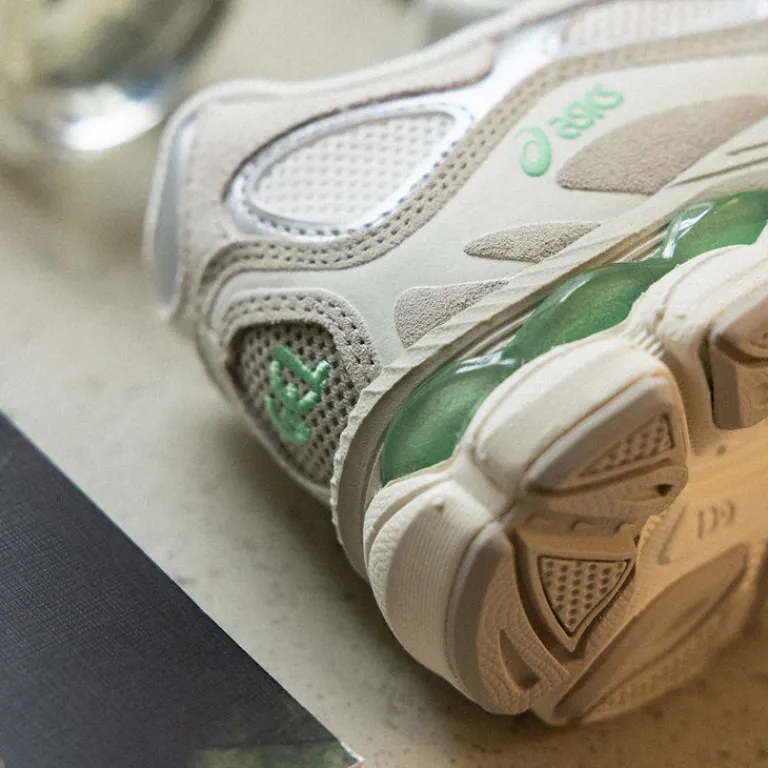 Asics Sneakers En Cuir|Chaussures De Running Retro*GEL-NYC Cream / Fossil