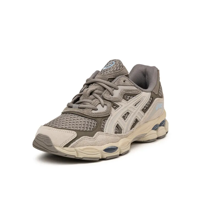 Asics Sneakers En Cuir|Chaussures De Running Retro*GEL-NYC 2055 Steeple Grey / Cream