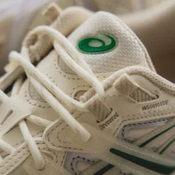 Asics Sneakers En Cuir|Chaussures De Running Retro*GEL-NYC *Utility* Cream / Kale