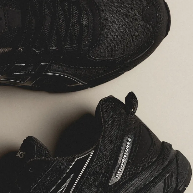 Asics Sneakers Végétaliens|Chaussures De Running Retro*GEL-Venture 6 Black / Black / Black
