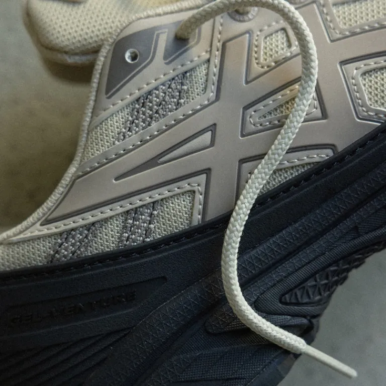 Asics Sneakers Végétaliens|Chaussures De Running Retro*GEL-Venture 6 *Shield* Black / Feather Gre