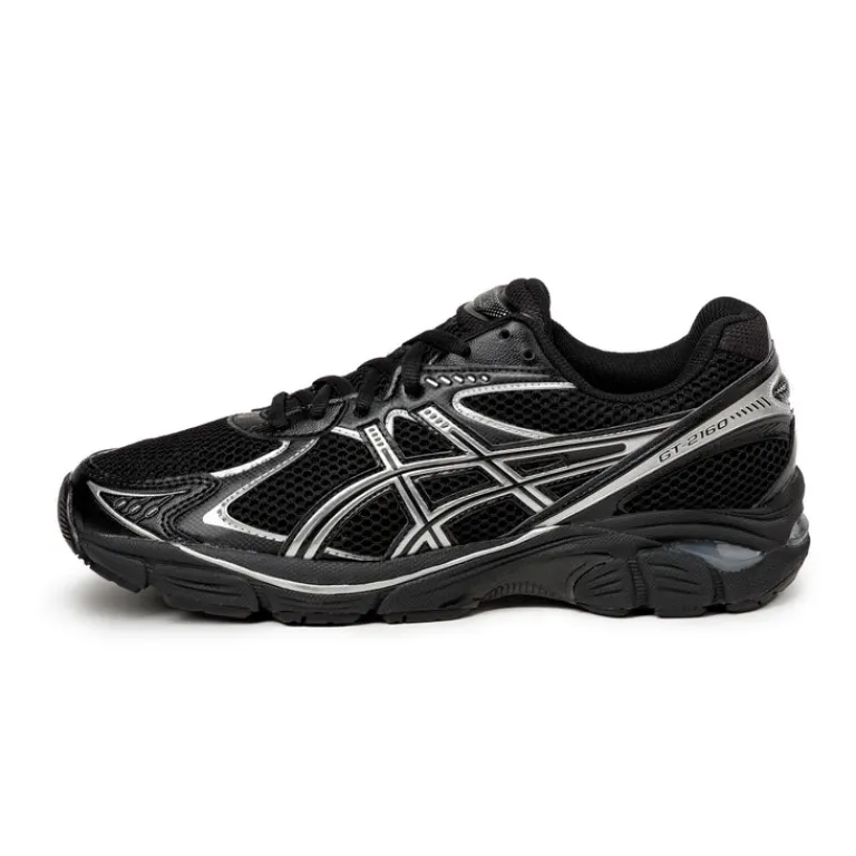 Asics Sneakers Végétaliens|Chaussures De Running Retro*GT-2160 Black / Pure Silver