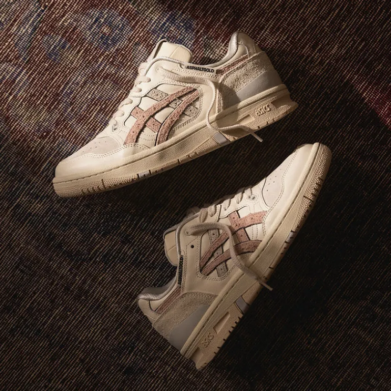 Asics Sneakers En Cuir*x Asphaltgold EX89 *Impromptu* Cream / Ginger Peach