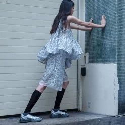 Asics Sneakers En Cuir|Baskets D'Extérieur*x Cecilie Bahnsen  GEL-Terrain MT Pure Silver / Pure Silver