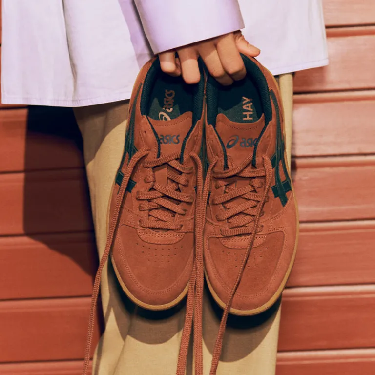 Asics Sneakers En Cuir|Baskets Décontractées Terrace*x Hay Skyhand OG Tortoise Shell / Blueberry