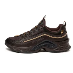 Asics Sneakers En Cuir|Baskets D'Extérieur*x Otto 958 Protoblast-CMLVIII Dark Brown / Pure Gold
