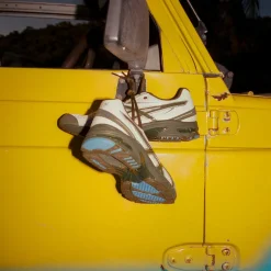 Asics Chaussures De Running Retro*x Temptation Vacation GEL-DS Trainer 14 Cream / Olive Canvas